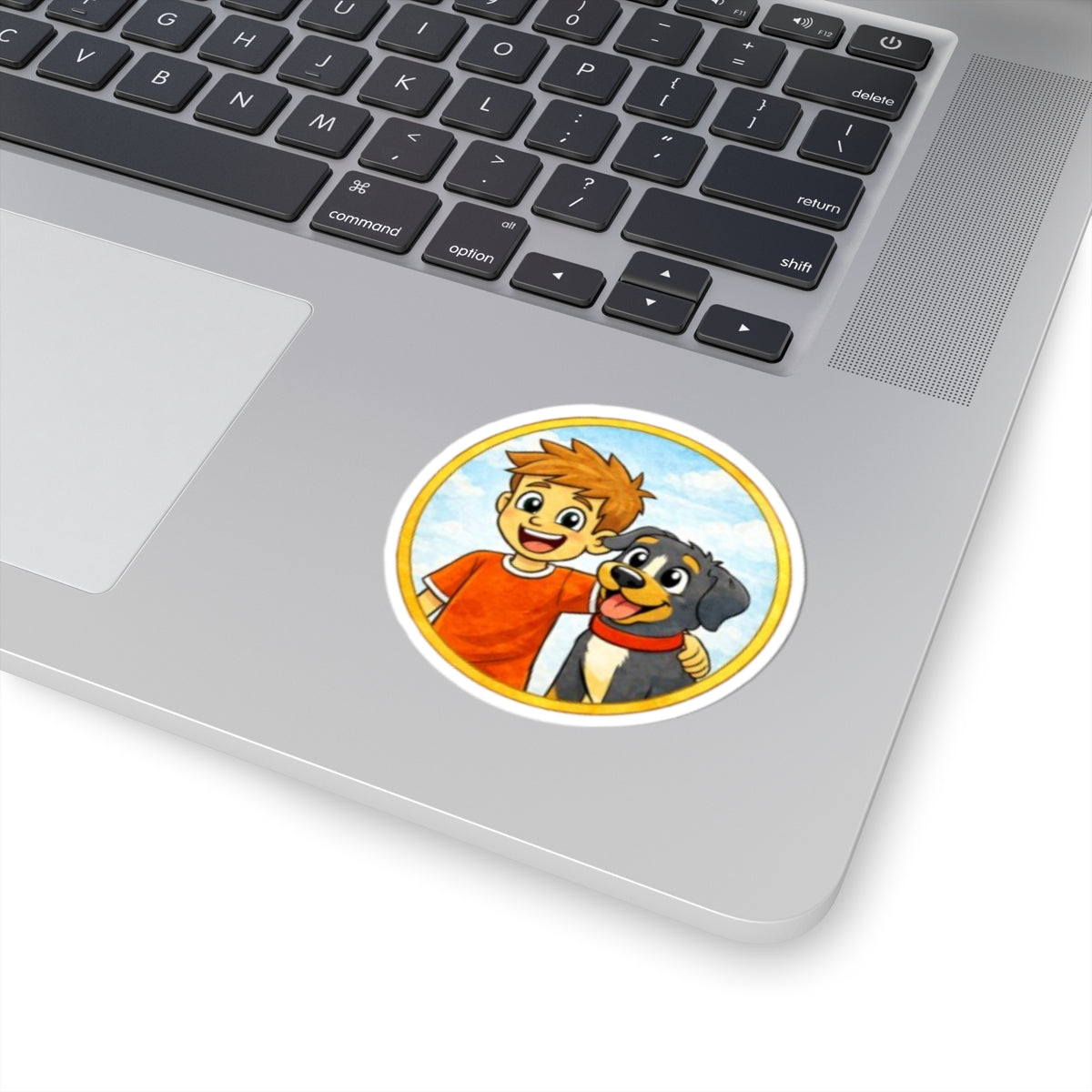 Enzo & Scruffy Best Friends Sticker