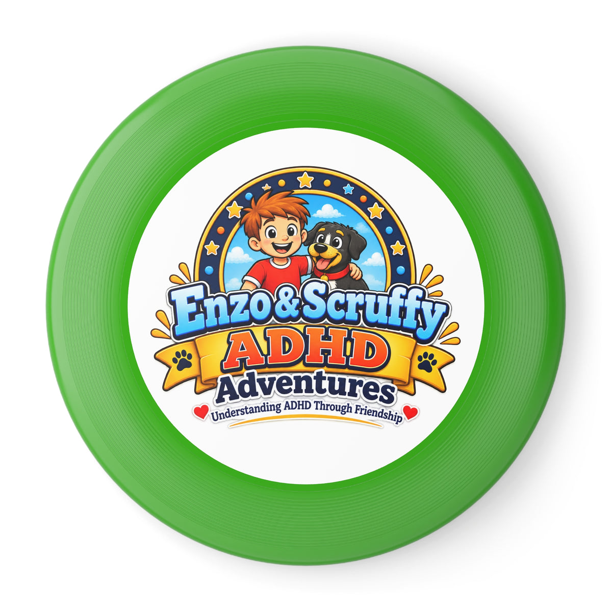 Wham-O Frisbee — Enzo & Scruffy ADHD Adventures Disc Toy